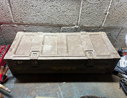 Military surplus metal 105mm - surplus,