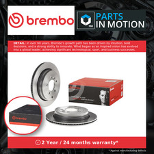 2x Brake Discs Pair Vented