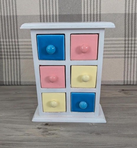 Ceramic wooden mini - ceramic, drawers