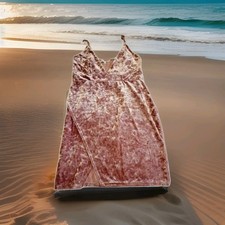 Crushed Velvet Slim Strapped Mini Dress, Female Fashion Designer Clothing 