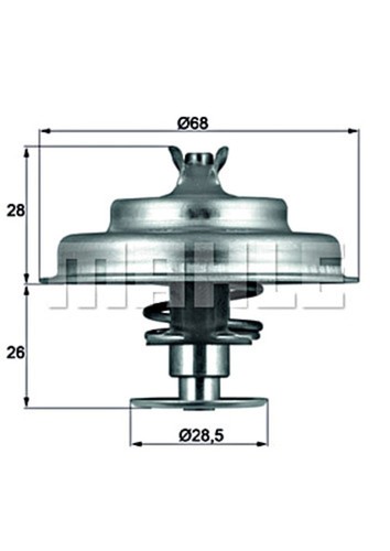 Engine thermostat mahle - thermostat,