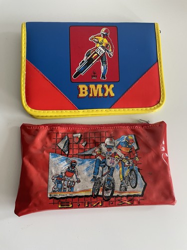 Vintage bmx bike pencil cases - pencil,