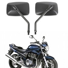 10mm Black Rectangle Rearview