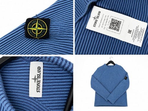 Stone island blue rib - stone, rib-knit