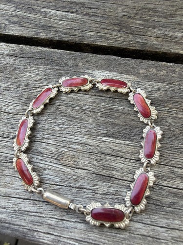 830s silver enamel bracelet - ,