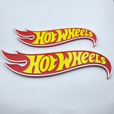 Hot Wheels Cars logo Sign Display 3D Printed Display Desk Art Collectable
