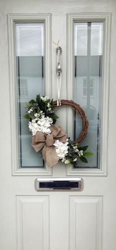 Spring summer faux wreath - spring,