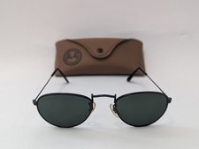 Unisex Vintage Ray Ban B&L Black Tinted Sunglasses With Case L2 P493