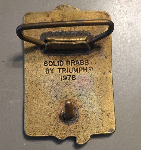 Triumph solid brass belt - solid,