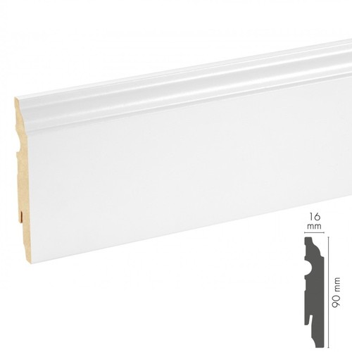 Primed mdf skirting board - mdf,