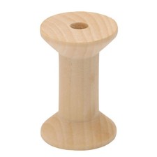New 24Pcs Wooden Empty Thread