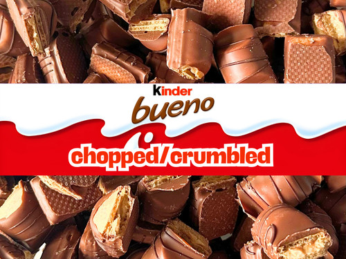 Chopped crushed kinder bueno - chopped, /crushed