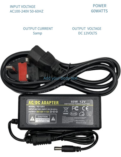 12v power supply - power, ac-dc