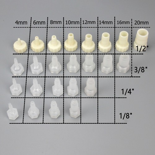 Hose fittings plastic barbed - hose,
