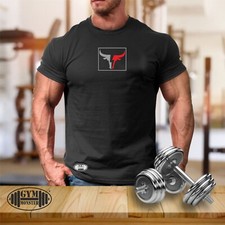 Bull Head T Shirt Gym Clothing Bodybuilding Training Workout Exercise Boxing Top