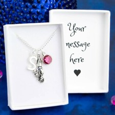 Squid Necklace, Personalised