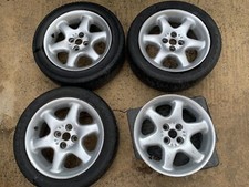 1996 MGF MG-F 15" Alloy Wheels 1.8i 6 Spokes MG F Maestro Montego Turbo TR7
