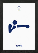 Boxing Framed Wall Art Poster