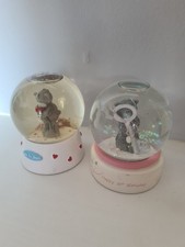 Me To You Tatty Teddy Bear Figurine Water Globe Valentines Ornament 