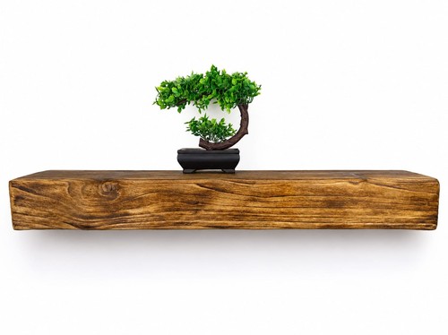 Wall chunky fireplace beam 4x6 - fireplace,