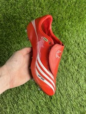 Adidas +F50 Tunit SG men’s football boots size 9 UK red retro rare f50 adizero