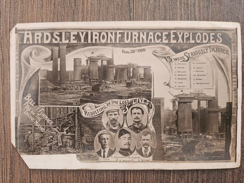 Ardsley furnace explosion - ardsley,