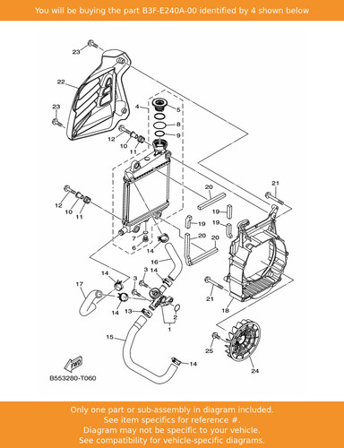 Yamaha radiator assy - yamaha,