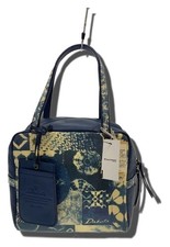 DAKOTA Handbag Cowhide Blue 1034092 Authentic Women D:4.33” H:8.07” W:8.27” 3537