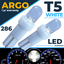 T5 Led 286 White Dashboard Xenon Car Bulbs Speedo 73 74 Wedge Light Bulb 12v