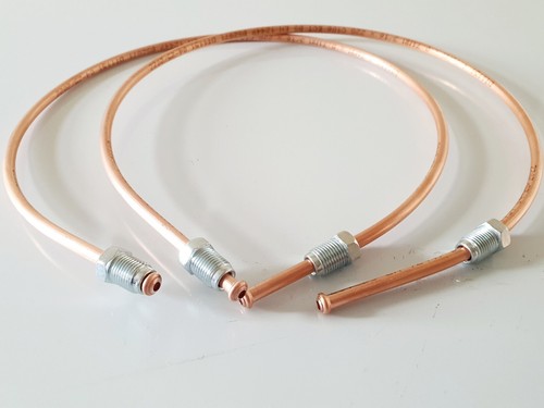 Rear both side brake pipes - side,