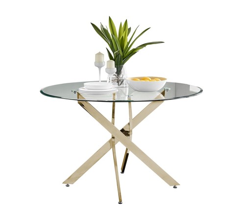 Novara gold round tempered - novara,