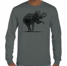 Music Elephant Mens Funny 80s