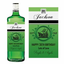 Personalised name gordons gin - gordons,