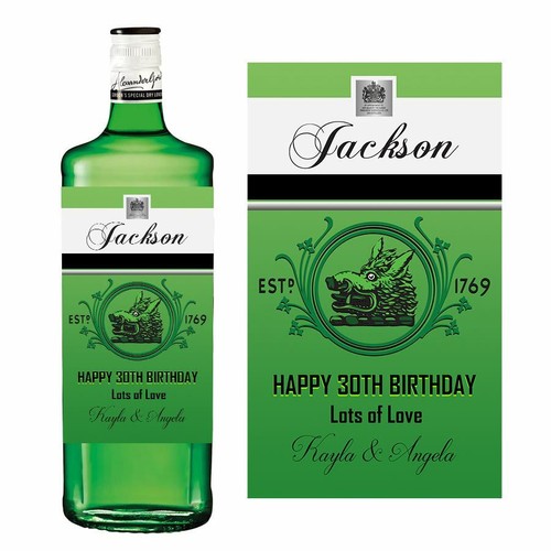 Personalised name gordons gin - name,