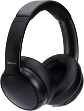 Panasonic RB-M600BE-K Wireless Headphones with Hybrid ANC, Over-Ear Swivel Desig