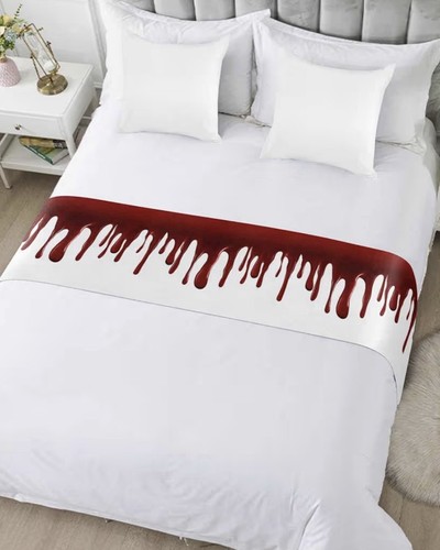 Dripping blood pattern bed - pattern,
