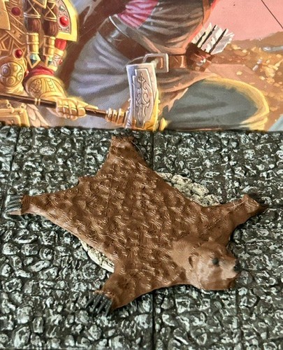 Huge brown bear - skin, rug