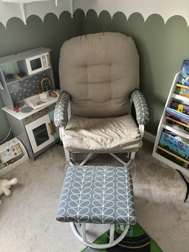 Nursery rocking chair with - nursery,