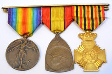 Belgian / Belgium  ~ WW1 Era Medal Group of 3