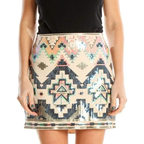 Express sequin mini skirt - sequin,
