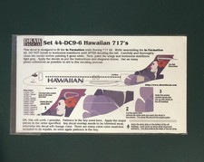 Draw Airliner Decals 1/144 44-DC9-6: Boeing 717 Hawaiian Airlines