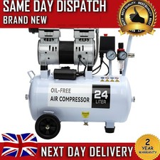 24 Litre Air Compressor Bimson Power 1HP 118 PSI GEARZAAR Low Noise 1600 PR