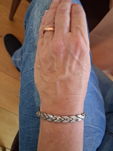 Silver tone chunky - silver,