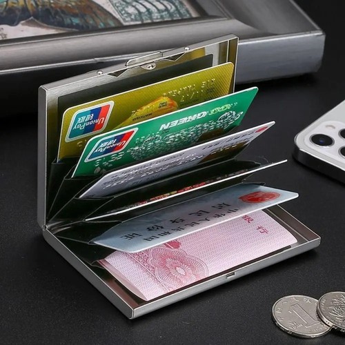 Stainless steel card holder - card,