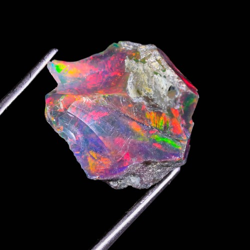 Black ethiopian opal - black,