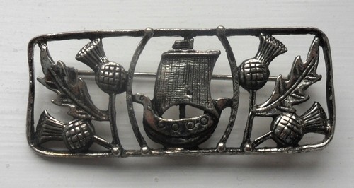 Vintage scottish brooch viking - scottish,