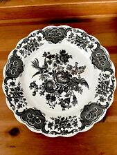 Rare Vintage Ridgeway Windsor Staffordshire Black White Collectors Plate 1960's