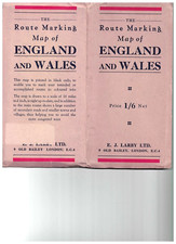 Route Marking Map Of England&Wales