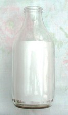 Vintage old milk bottle
