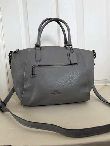 Coach grey pebbled - grey,